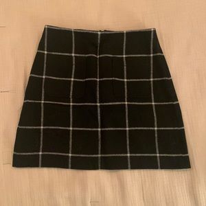 Madewell Plaid Mini Skirt
